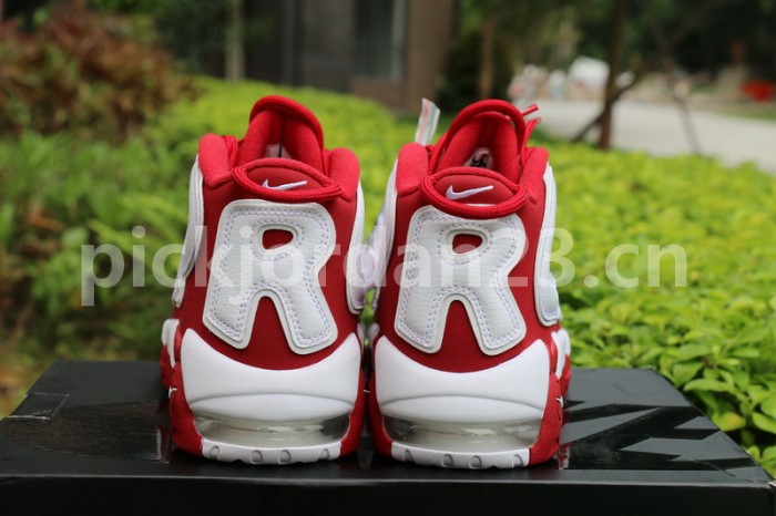 Authentic Supreme x Nike Air More Uptempo Red