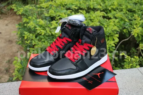 Authentic Air Jordan 1 “Black Satin”