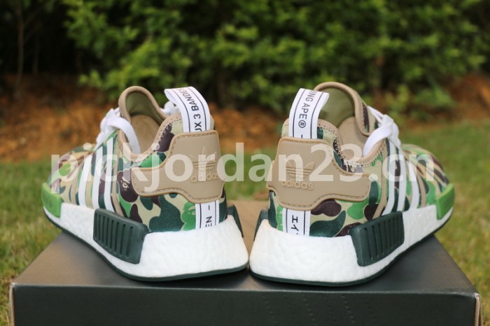 Authentic BAPE x AD NMD Olive
