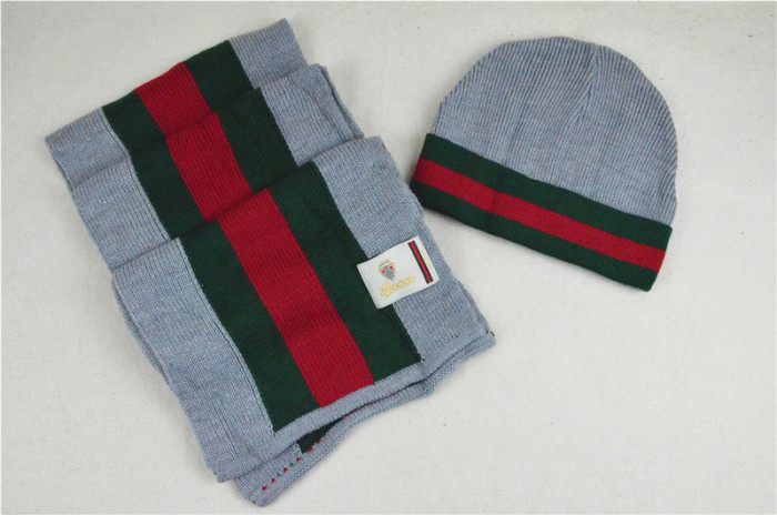 G Wool Cap Scarf AAA-019