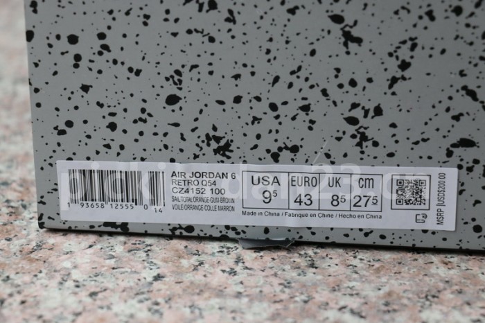 Authentic Air Jordan 6 Quai 54