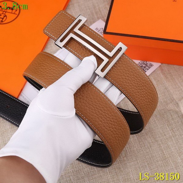 Super Perfect Quality Hermes Belts(100% Genuine Leather,Reversible Steel Buckle)-342