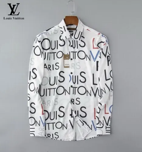 LV long sleeve shirt men-089(M-XXXL)