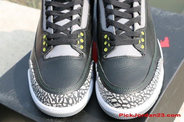 Authentic Air Jordan 3 Oregon Ducks Black