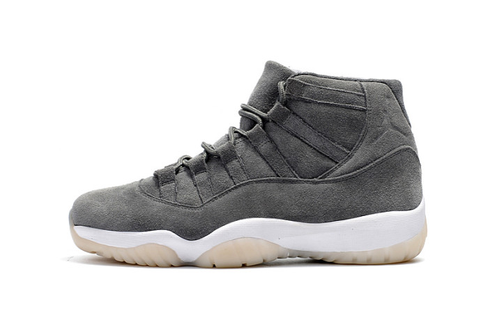 Perfect Air Jordan 11 Grey Suede