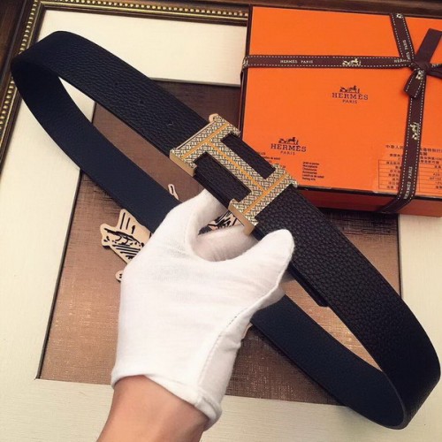 Super Perfect Quality Hermes Belts(100% Genuine Leather,Reversible Steel Buckle)-399