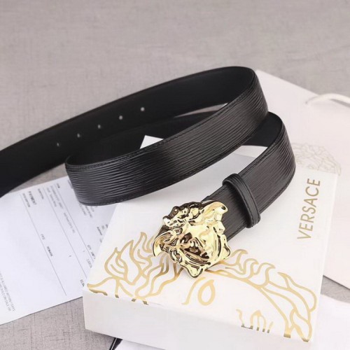 Super Perfect Quality Versace Belts(100% Genuine Leather,Steel Buckle)-616