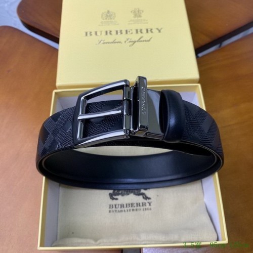 Super Perfect Quality Burberry Belts(100% Genuine Leather,steel buckle)-181