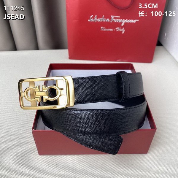 Super Perfect Quality Ferragamo Belts(100% Genuine Leather,steel Buckle)-1694