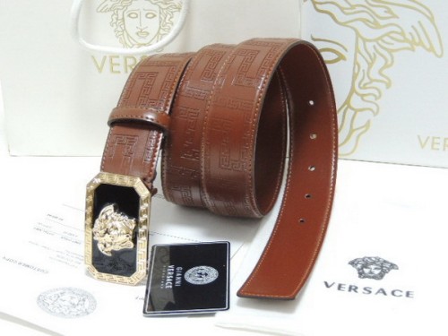 Super Perfect Quality Versace Belts(100% Genuine Leather,Steel Buckle)-885