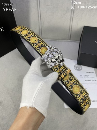 Super Perfect Quality Versace Belts(100% Genuine Leather,Steel Buckle)-973