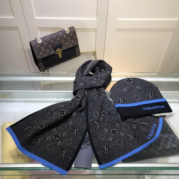 LV Wool Cap Scarf AAA-221