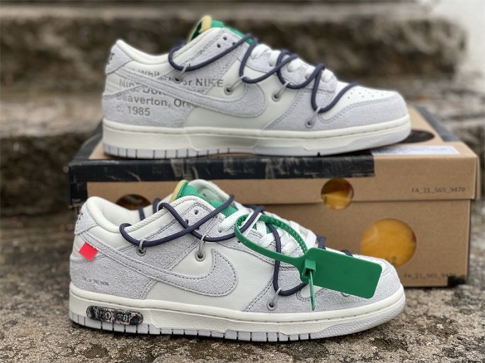 Authentic OFF-WHITE x Nike Dunk Low “The 50” DJ0950 115