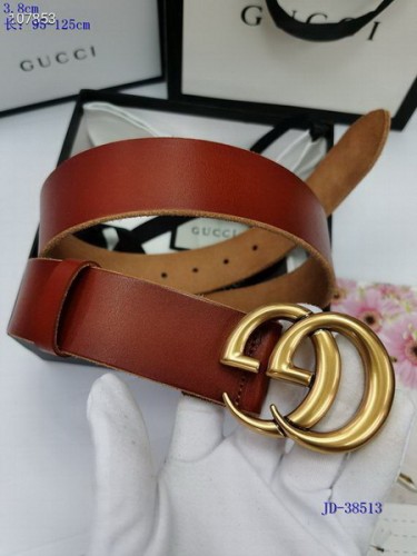 Super Perfect Quality G Belts(100% Genuine Leather,steel Buckle)-3762