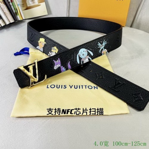 Super Perfect Quality LV Belts(100% Genuine Leather Steel Buckle)-2800