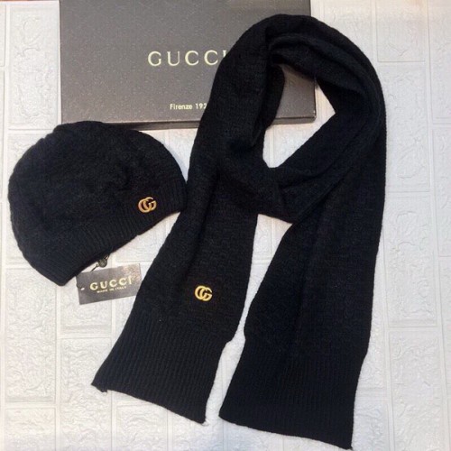 G Wool Cap Scarf AAA-273