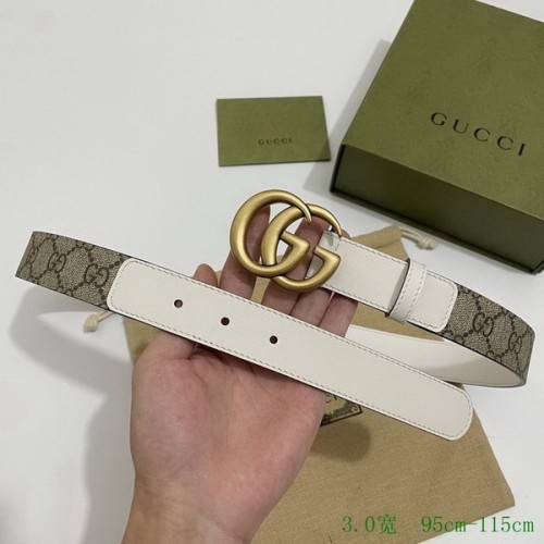 Super Perfect Quality G Belts(100% Genuine Leather,steel Buckle)-2740