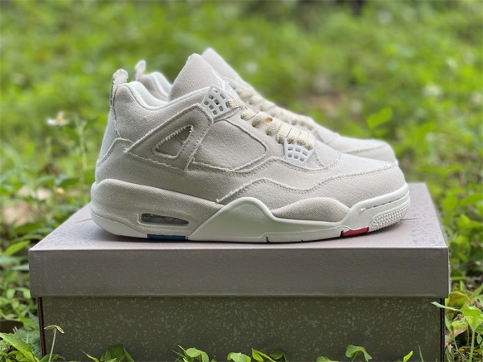 Authentic Air Jordan 4 “Canvas”