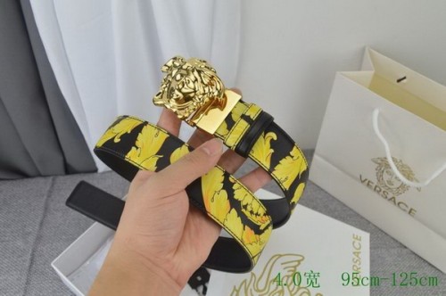 Super Perfect Quality Versace Belts(100% Genuine Leather,Steel Buckle)-639