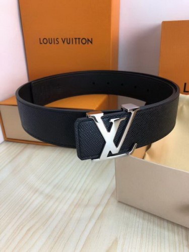 Super Perfect Quality LV Belts(100% Genuine Leather Steel Buckle)-3914