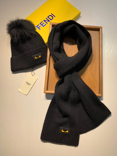 FD Wool Cap Scarf AAA-078