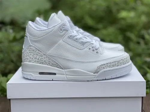 Authentic Air Jordan 3 “Triple White”