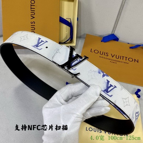 Super Perfect Quality LV Belts(100% Genuine Leather Steel Buckle)-3064