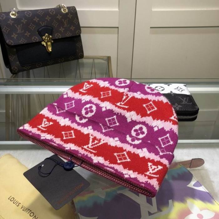 LV Wool Cap Scarf AAA-129