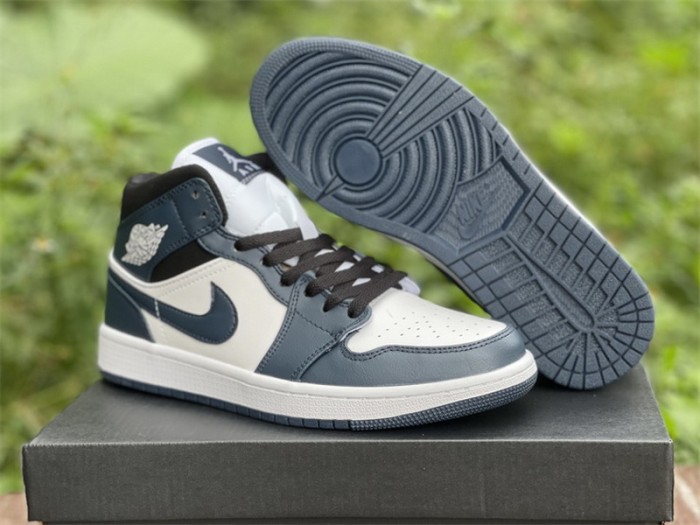 Authentic  Air Jordan 1 Low “Dark Teal”    GS