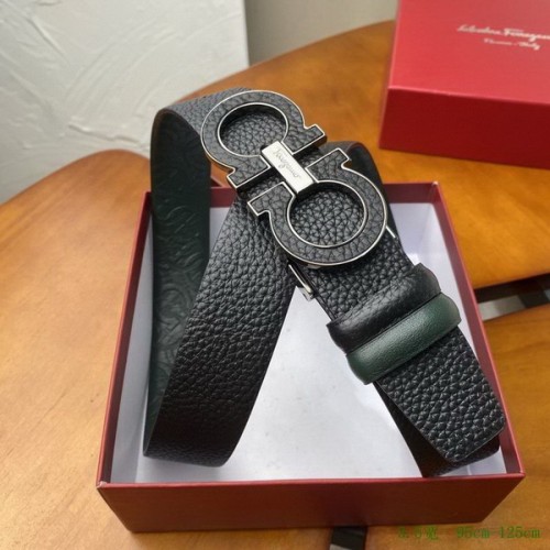 Super Perfect Quality Ferragamo Belts(100% Genuine Leather,steel Buckle)-1582