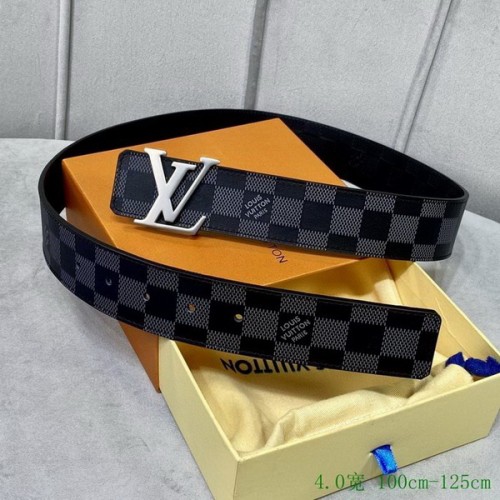 Super Perfect Quality LV Belts(100% Genuine Leather Steel Buckle)-2789
