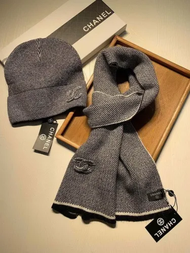 CHAL Wool Cap Scarf AAA-171