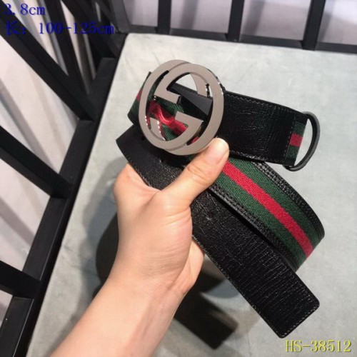 Super Perfect Quality G Belts(100% Genuine Leather,steel Buckle)-3860