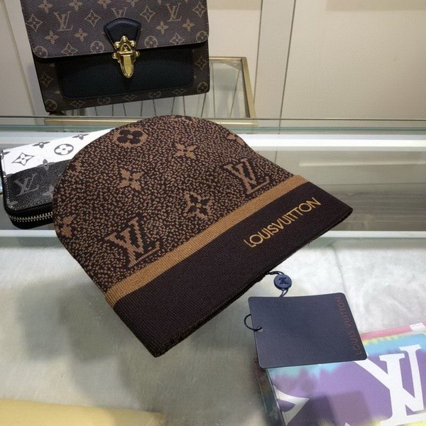 LV Wool Cap Scarf AAA-186