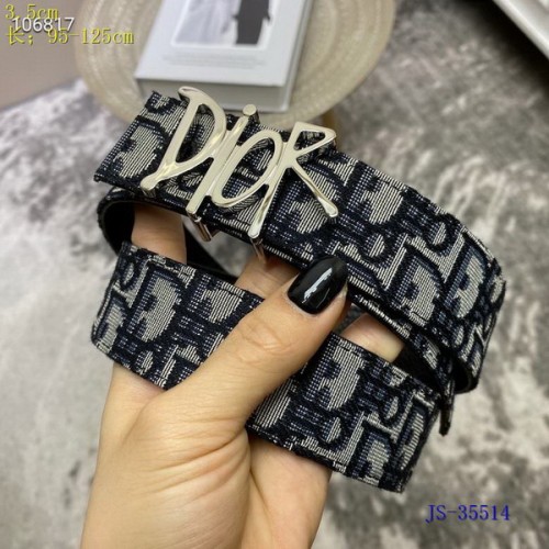 Super Perfect Quality Dior Belts(100% Genuine Leather,steel Buckle)-773