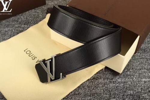 Super Perfect Quality LV Belts(100% Genuine Leather Steel Buckle)-3741