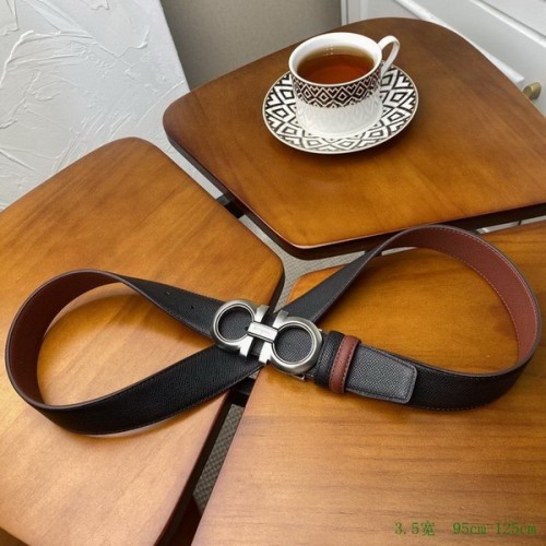 Super Perfect Quality Ferragamo Belts(100% Genuine Leather,steel Buckle)-1568