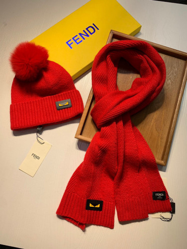 FD Wool Cap Scarf AAA-076