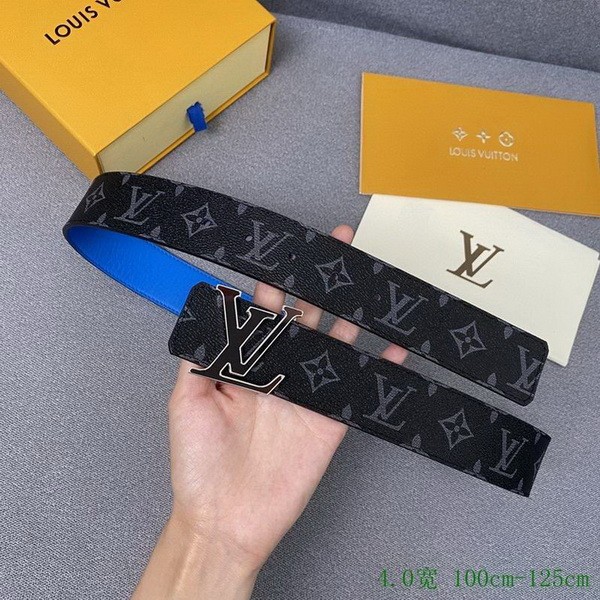 Super Perfect Quality LV Belts(100% Genuine Leather Steel Buckle)-3117