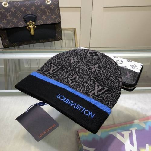 LV Wool Cap Scarf AAA-136