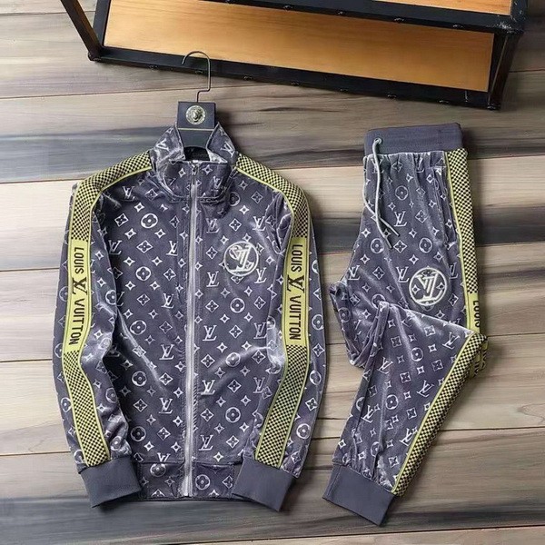 LV long sleeve men suit-360(M-XXXL)