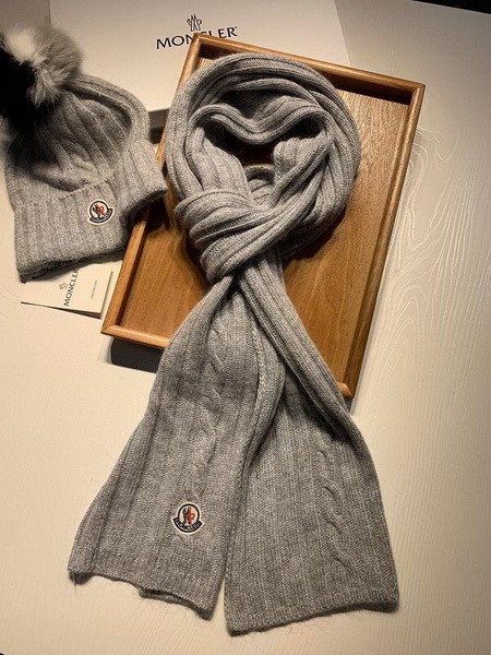 Moncler Wool Cap Scarf AAA-327