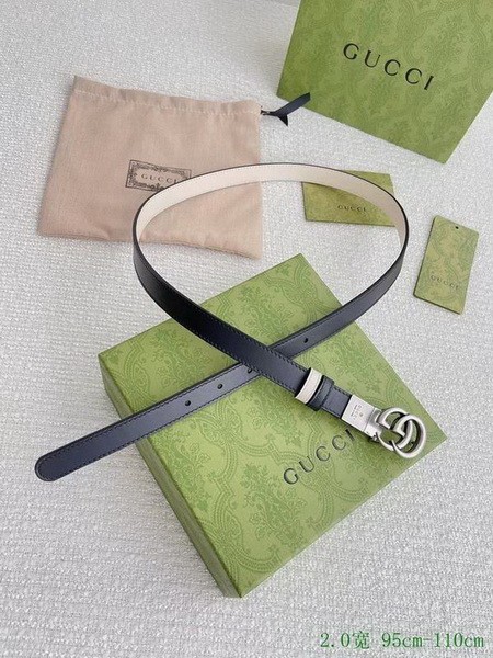 Super Perfect Quality G Belts(100% Genuine Leather,steel Buckle)-2686