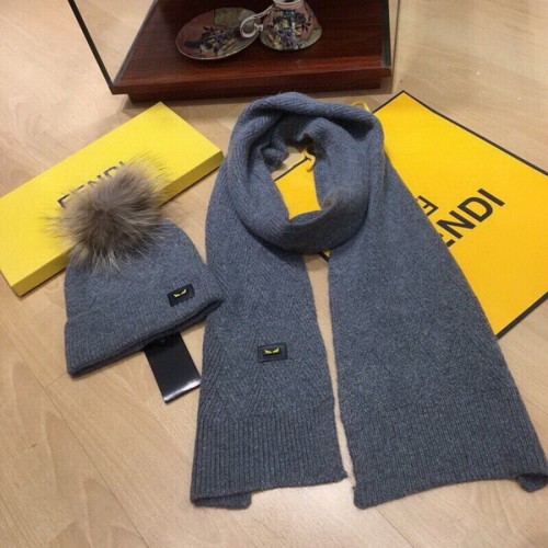 FD Wool Cap Scarf AAA-118