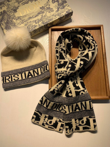 Dior Wool Cap Scarf AAA-078