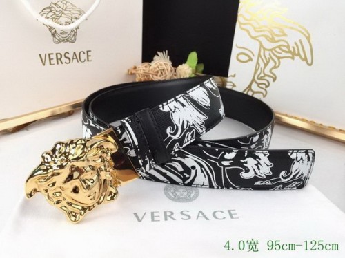 Super Perfect Quality Versace Belts(100% Genuine Leather,Steel Buckle)-456