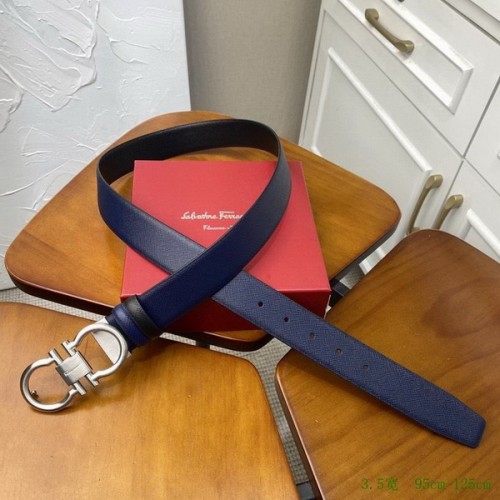 Super Perfect Quality Ferragamo Belts(100% Genuine Leather,steel Buckle)-1555