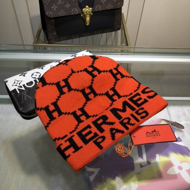 Hermes Wool Cap Scarf AAA-026