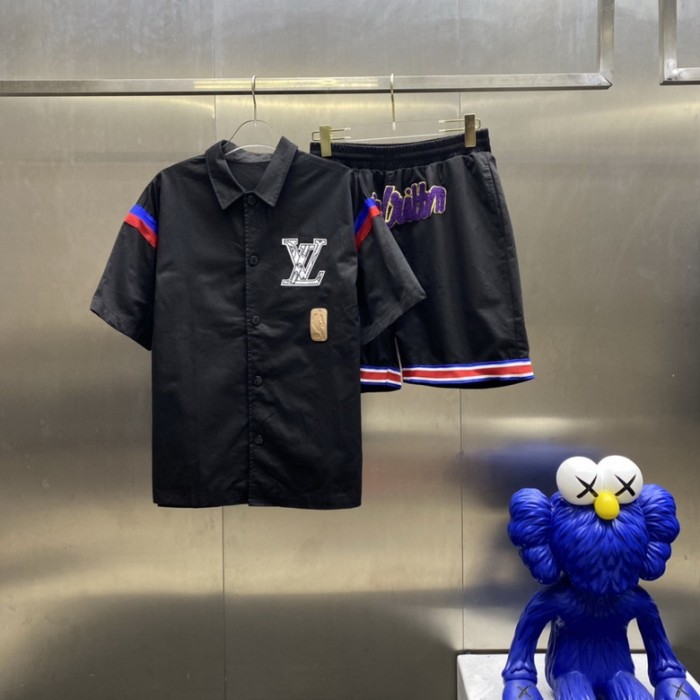 LV long sleeve men suit-350(M-XXL)