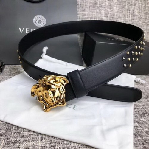 Super Perfect Quality Versace Belts(100% Genuine Leather,Steel Buckle)-756